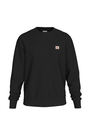 Calvin Klein logo-patch sweater - Black