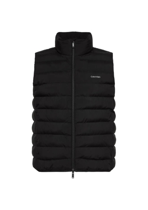 Calvin Klein quilted high-neck gilet - Black