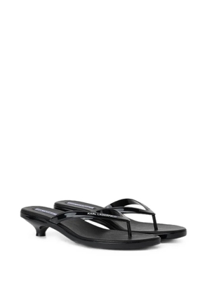 Karl Lagerfeld Jelly heeled sandals - Black