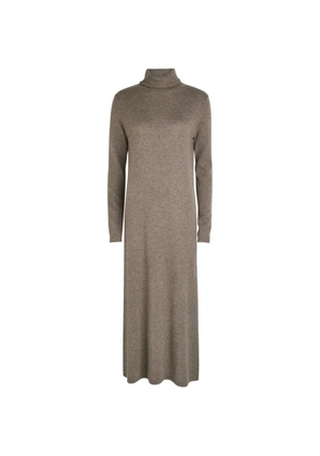Lisa Yang Ailina cashmere midi dress - Brown
