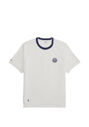 Polo Ralph Lauren raglan sleeve custom slim fit T-shirt - White