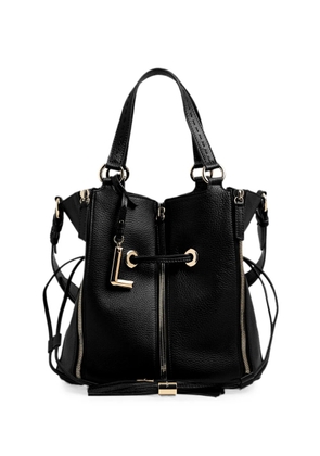 Lancel medium Premier Flirt leather bucket bag - Black
