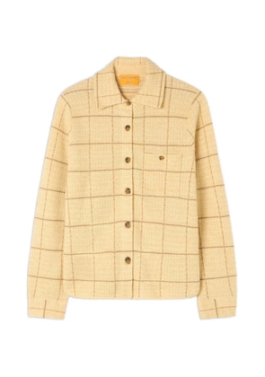 Guest In Residence Dylan check-pattern shirt - Yellow