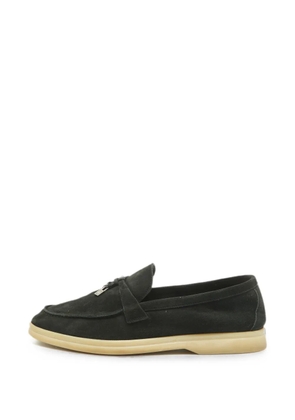 Loro Piana Pre-Owned Summer Charms Walk loafers - Black