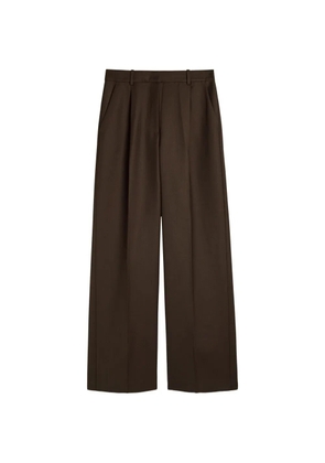 ANINE BING Trent straight-leg trousers - Brown