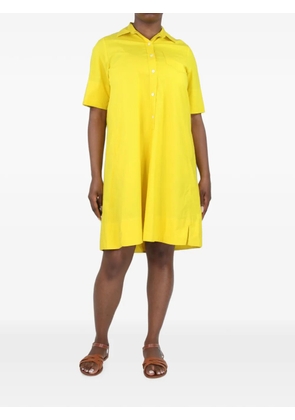 Rosso 35 short-sleeved shirt dress - Yellow