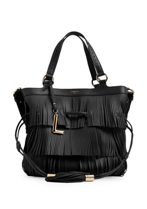 Lancel medium Premier Flirt fringed bucket bag - Black
