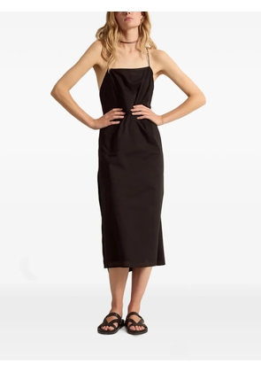 mare di latte midi Abbie open-back dress - Black