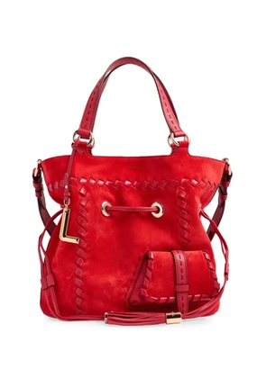 Lancel medium Premier Flirt whipstitched bucket bag - Red