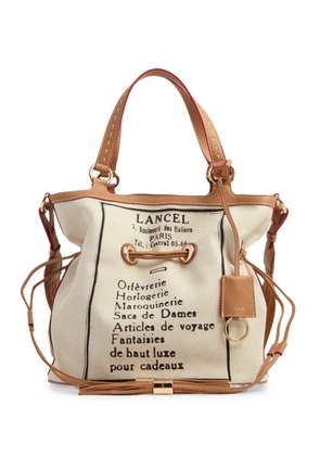 Lancel medium Premier Flirt leather-trimmed bucket bag - Neutrals