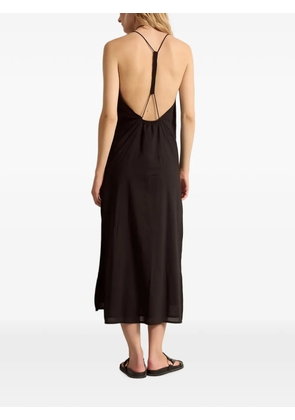 mare di latte midi Abbie open-back dress - Black