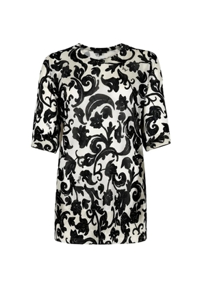 LIU JO pattern short-sleeve t-shirt - Black