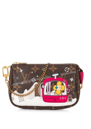 Louis Vuitton Pre-Owned mini 2019 Christmas Animation shoulder bag - Brown
