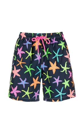 MC2 Saint Barth starfish-print drawstring swim shorts - Blue