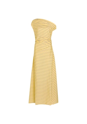 STAUD Phare striped maxi dress - Yellow