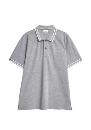 Pringle of Scotland diamond jacquard collar polo shirt - Grey