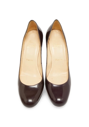 Christian Louboutin Pre-Owned Bianca patent leather pumps - Red