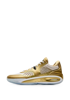 ANTA x Shoe Palace $3 Coin KT10 metallic-finish sneakers - Gold