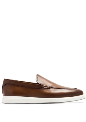 Magnanni Orion leather loafers - Brown