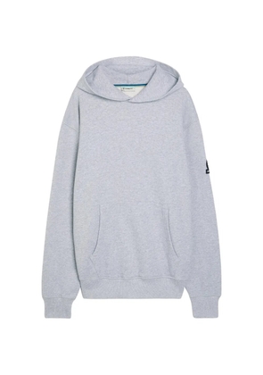 SANDBANKS logo-patch jersey hoodie - Grey