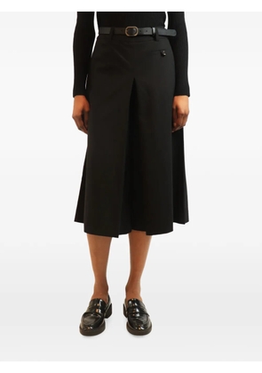 Sea belted culottes - Black