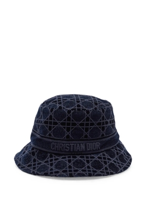 Christian Dior Pre-Owned Cannage D-Bobby bucket hat - Blue