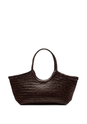 Dragon Nantucket leather tote bag - Brown