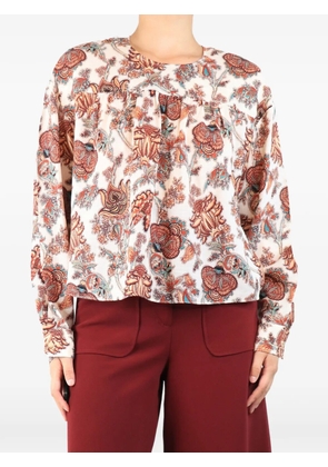 Ulla Johnson Esen floral-print blouse - Brown