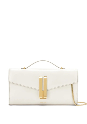 DeMellier Vancouver leather clutch bag - White