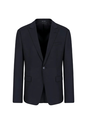 Emporio Armani notched blazer - Blue