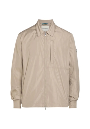 SANDBANKS zip-up shirt jacket - Neutrals
