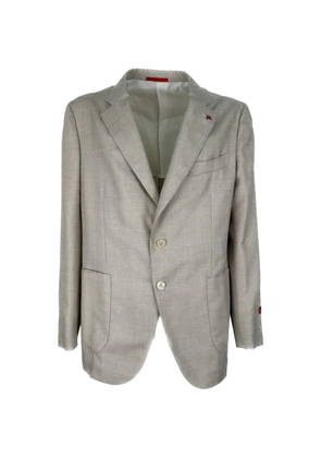 Isaia single-breasted blazer - Grey