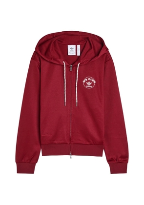 adidas x Wales Bonner logo-print hoodie - Red