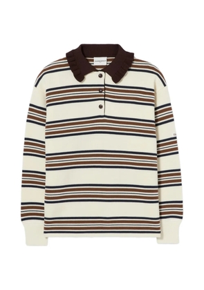 Claudie Pierlot striped polo jumper - Neutrals