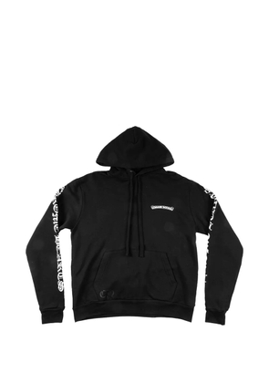 Chrome Hearts Scroll Logo hoodie - Black