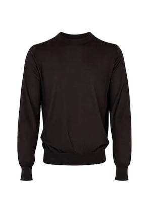 Altea crew-neck fine-knit sweater - Brown