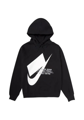 Nike logo-print hoodie - Black