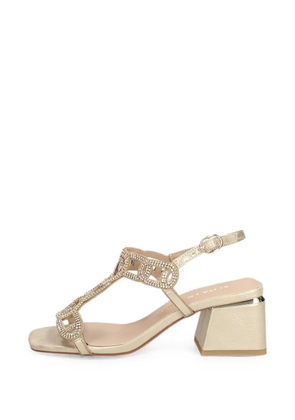 ALMA EN PENA crystal-embellished heeled sandals - Gold