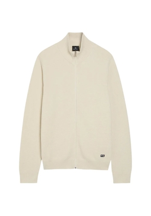 PS Paul Smith zip-up knitted cardigan - Neutrals