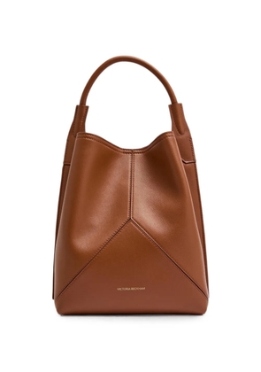 Victoria Beckham leather panelled bucket bag - Brown
