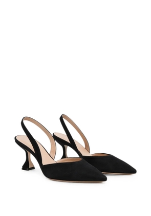 Amina Muaddi Holli Sling 95 pumps - Black