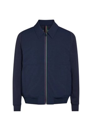PS Paul Smith Artist Stripe-trim jacket - Blue