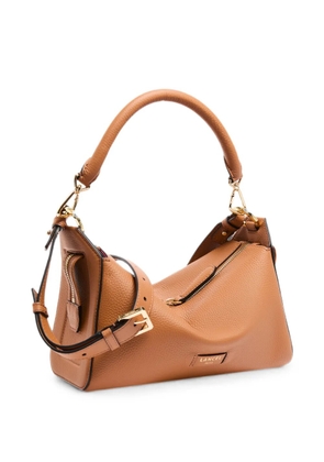 Lancel medium Louison grained leather shoulder bag - Brown