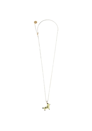 Marni dog-pendant necklace - Gold
