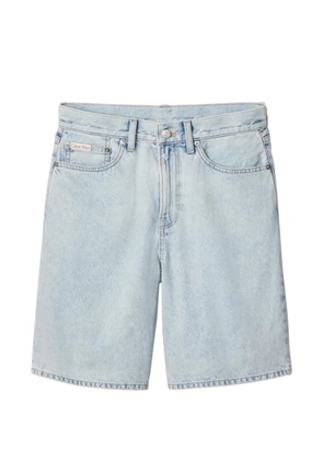 Calvin Klein acid-wash denim shorts - Blue
