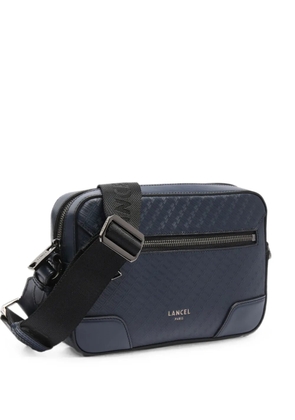 Lancel Charlie embossed leather camera bag - Blue