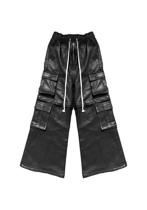 77 Studios M.I.M convertible waxed cargo pants - Black