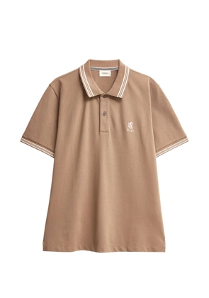 Pringle of Scotland piqué-knit tipped polo shirt - Neutrals