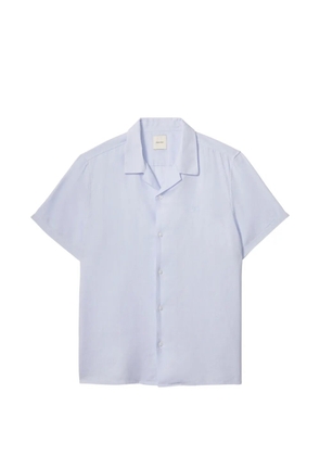Calvin Klein short-sleeve camp-collar shirt - Blue