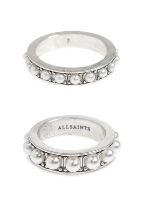 AllSaints Nellie two ring set - Silver